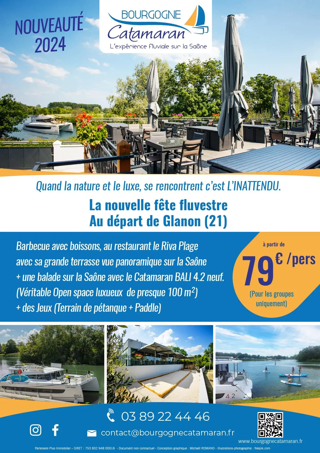 bourgogne catamaran fête fluvestre 2024 2025