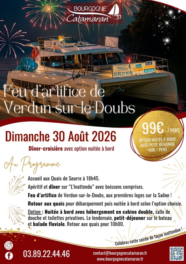 feu d'artifice verdun sur le doubs